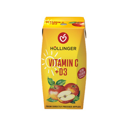Apfelnektar mit Vitamin C und D ohne Zuckerzusatz 200 ml - Hollinger