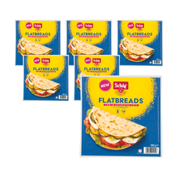 SET 6 x Fladenbrote - glutenfreie Tortilla180 g - Schar