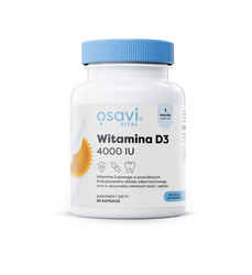 Vitamin D3 100 µg (4000 IU) glutenfreies Nahrungsergänzungsmittel 60 Kapseln - OSAVI