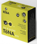 Vegane Thunfischkonserven a'la Thunfisch in Sonnenblumenöl glutenfrei BIO 150 g - Reba