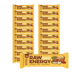 SET 20 x RAW ENERGY bar peanut-date NON-GL. 50 g