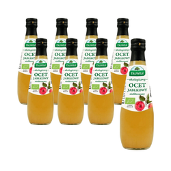 SET 8 x Apfelessig 6% ungefiltert BIO 300ml
