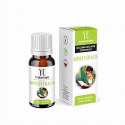 Ätherische Ölmischung für Konzentration 10 ml - IHRE KERZE