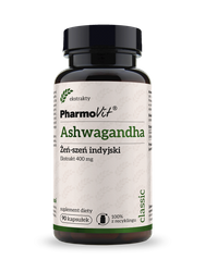 Ashwagandha-Extrakt (400 mg) Nahrungsergänzungsmittel 90 Kapseln - Pharmovit