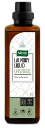 Mayeri Universal-Waschmittel mit Minzwasser, Rhabarber-Apfel, vegan, ECOlabel zertifiziert, 1 L