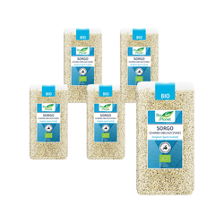 SET 5 x Sorghum (dehuschtes Korn) BIO 500 g