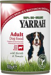 Hundefutter für ausgewachsene Hunde mit Rindfleisch, Brennnessel und Tomate Bio 405 g – Yarrah