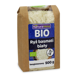 Glutenfreier weißer Basmati-Reis bio 500 g - Naturavena