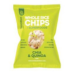 Vollkorn-Reischips mit Chia und Quinoa glutenfrei 60 g – Bombus