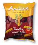 Amaizin Bio Mais-Rolls mit Tomatengeschmack, glutenfrei, 100 g