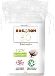 Ovale Bio-Wattepads 40 Stück – Bocoton