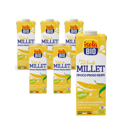 6er-Set glutenfreies Hirsegetränk bio 1 l