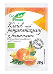 Bio Planet Bio Fruchtpudding mit Orangengeschmack und Banane, zuckerfrei, 38 g