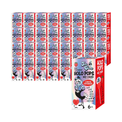 SET 30 x Holopops zuckerfreie Erdbeere Immunität Lutscher (6 Stück) 36g - HOLOPOPS