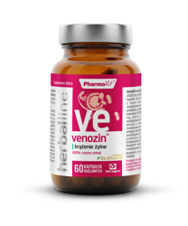 Venozin für den venösen Kreislauf Nahrungsergänzungsmittel 60 Kapseln 29,49 g - herballine
