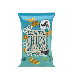 Linsenchips mit Salz und schwarzem Pfeffer glutenfrei bio 75g - John Altman