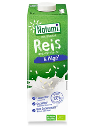 Glutenfreies Reisgetränk mit Meeresalgen ohne Zuckerzusatz Bio 1 l - Natumi