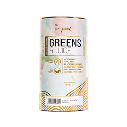 Greens & Juice Fruit Ballaststoffe Nahrungsergänzungsmittel 360g - So Good!