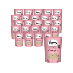 SET 25 x Glutenfreie Keto(Konjaknudel-Lasagne) Nudeln BIO 270 g - Keto Chef (Better Than Foods)
