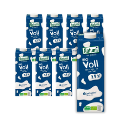 SET 8 x Hafer- und Sojagetränk 3,5% ohne Zuckerzusatz bio 1 l - Natumi