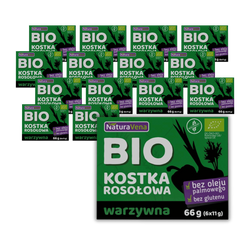 SET 15 x Glutenfreier Gemüsebrühwürfel BIO 66 g - Naturavena