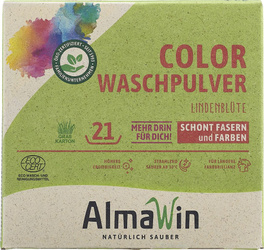 Lindenblüten-Waschmittel für Buntwäsche eco 1 kg (21 Wäschen) - Almawin