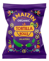 Glutenfreie Mais-Tortilla-Chips mit Jalapeno-Geschmack bio 100 g - Amaizin