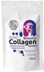 Beauty Collagen Shake Schwarze Johannisbeere Nahrungsergänzungsmittel 200 g - Diät-Lebensmittel