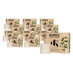 SET 10 x Bambus-Toilettenpapier 6 Rollen