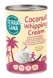 Kokosnuss-Schlagsahne BIO 400 ml (Dose) - Terrasana