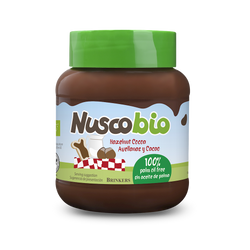 Haselnuss- und Kakaocreme bio 400 g - NUSCOBIO