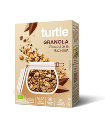 Bio Glutenfreie Granola Schokolade-Haselnuss 350 g – Turtle
