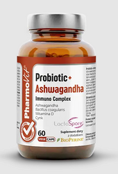 Probiotikum + Ashwagandha Immuno Complex Nahrungsergänzungsmittel 60 Kapseln - Pharmovit (Clean Label)
