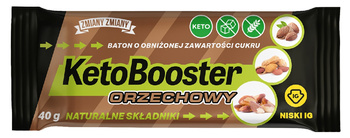Glutenfreier Erdnuss-Riegel 40g - Veränderungen der Veränderung - Keto-Booster