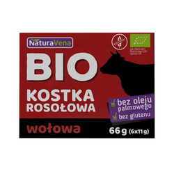 Glutenfreier Rinderbrühwürfel BIO 66 g - Naturavena