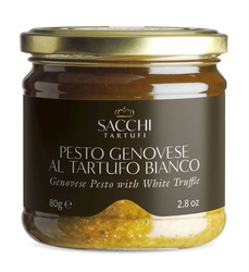 Pesto genovese mit weißem Trüffel 80 g - Sacchi Tartufi