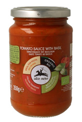 Tomatensauce mit Basilikum bio 350 g - ALCE NERO