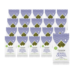 SET 20 x Seaveg glutenfreie naurale Algenchips BIO 4 g