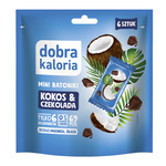 Mini-Riegel Kokos und Schokolade ohne Zuckerzusatz 102 g – Dobra Kaloria