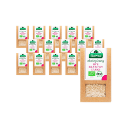 SET 15 x Brauner Langkornreis BIO 500 g