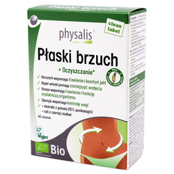 Flacher Bauch Tabletten Nahrungsergänzungsmittel BIO 45 Stück. - Physalis