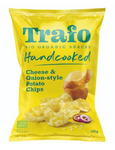 Bio vegane Kartoffelchips mit Käse-Zwiebel-Geschmack 125 g – Trafo