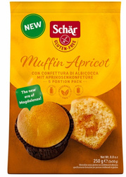 Aprikosenmuffins - glutenfreie Aprikosenmuffins 250 g - Schar