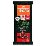 Dunkle Schokolade 80% mit Stevia 75 g – Trapa