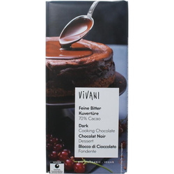 Bio Zartbitter-Kuvertüre zum Backen, vegan 150 g – Vivani