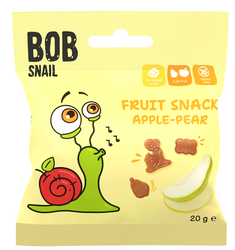 Glutenfreie Apfel-Birnen-Gelee-Bohnen ohne Gelatine 20 g - BOB SNAIL