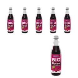 SET 6 x Eingelegte Rote Bete Saft Bio 250 ml - Naturavena