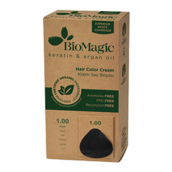 Schwarzes Haarfärbemittel (1.00) 250 g - Biomagic