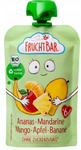 Fruchtbar Bio-Fruchtmus Ananas, Mandarine, Mango, Apfel, Banane 100 g