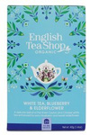 Weißtee mit Holunder und Heidelbeere (20x2) Bio 40 g – English Tea Shop